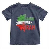 Sunflower Iran Flag Toddler T Shirt Persian Freedom I Stand With Iran