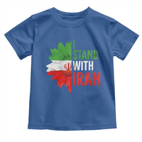 Sunflower Iran Flag Toddler T Shirt Persian Freedom I Stand With Iran