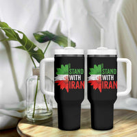 Sunflower Iran Flag Tumbler With Handle Persian Freedom I Stand With Iran