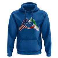 Iran Hoodie No War Yes Hummanity Persian American Flag Heart Political Statement