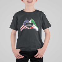 Iran T Shirt For Kid No War Yes Hummanity Persian American Flag Heart Political Statement