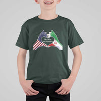 Iran T Shirt For Kid No War Yes Hummanity Persian American Flag Heart Political Statement