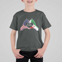 Iran T Shirt For Kid No War Yes Hummanity Persian American Flag Heart Political Statement