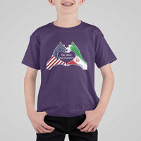 Iran T Shirt For Kid No War Yes Hummanity Persian American Flag Heart Political Statement