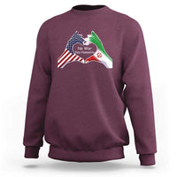 Iran Sweatshirt No War Yes Hummanity Persian American Flag Heart Political Statement