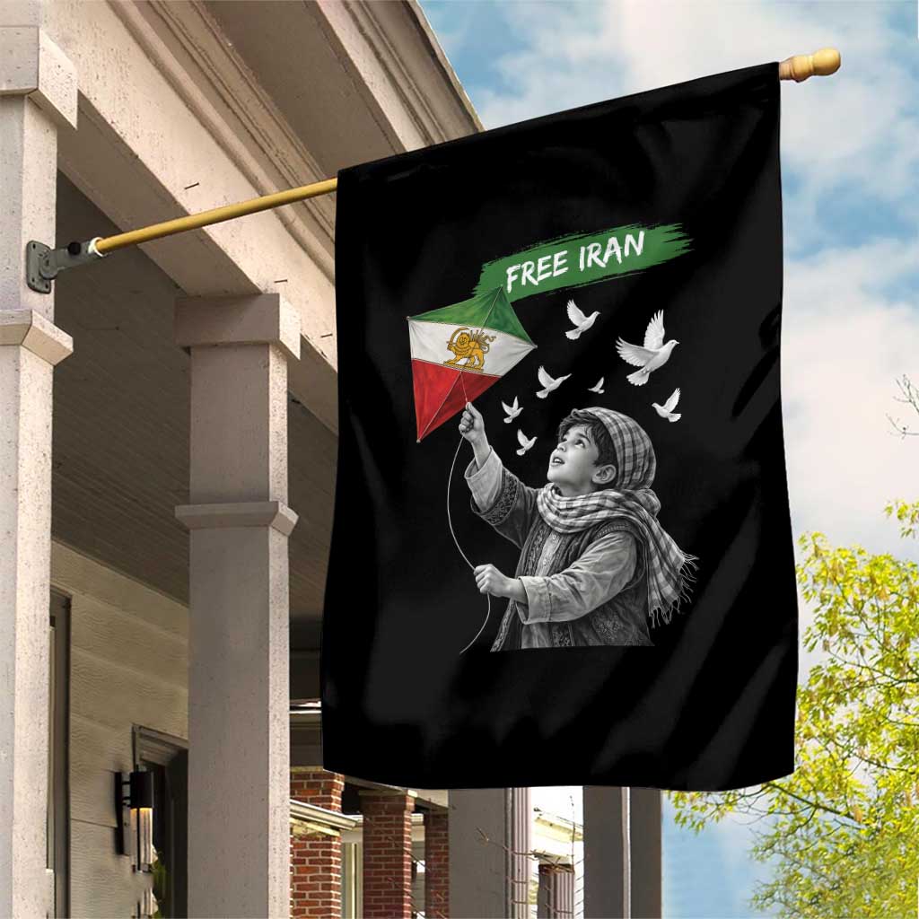 Free Iran Garden Flag Lion And Sun Flag Persian Freedom Movement