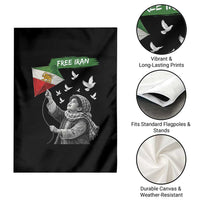 Free Iran Garden Flag Lion And Sun Flag Persian Freedom Movement