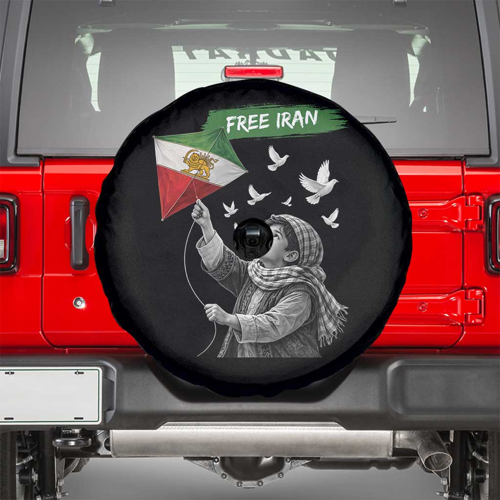 Free Iran Spare Tire Cover Lion And Sun Flag Persian Freedom Movement