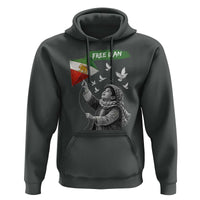 Free Iran Hoodie Lion And Sun Flag Persian Freedom Movement