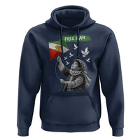Free Iran Hoodie Lion And Sun Flag Persian Freedom Movement