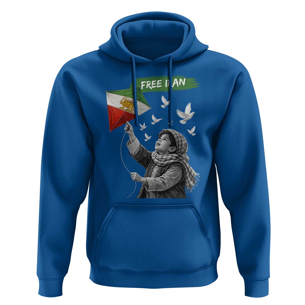 Free Iran Hoodie Lion And Sun Flag Persian Freedom Movement