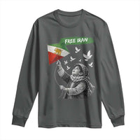 Free Iran Long Sleeve Shirt Lion And Sun Flag Persian Freedom Movement