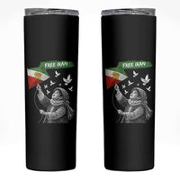 Free Iran Skinny Tumbler Lion And Sun Flag Persian Freedom Movement