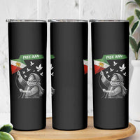 Free Iran Skinny Tumbler Lion And Sun Flag Persian Freedom Movement