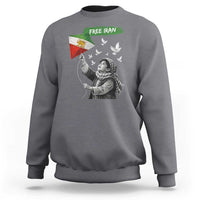 Free Iran Sweatshirt Lion And Sun Flag Persian Freedom Movement