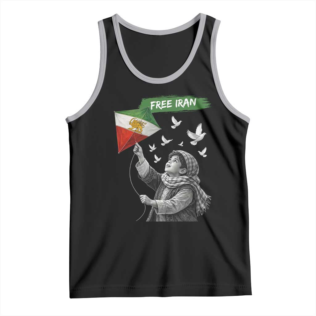 Free Iran Tank Top Lion And Sun Flag Persian Freedom Movement