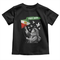Free Iran Toddler T Shirt Lion And Sun Flag Persian Freedom Movement