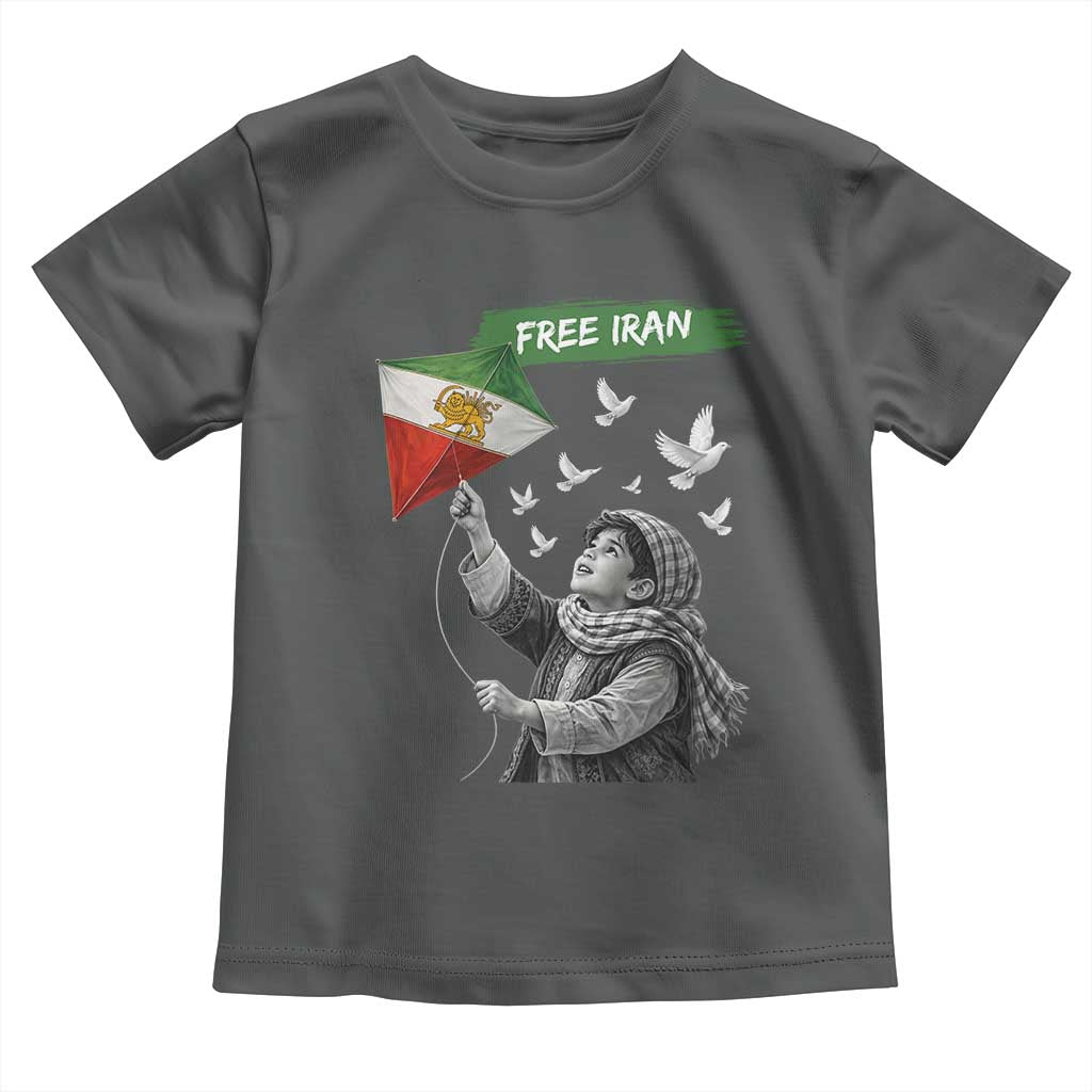 Free Iran Toddler T Shirt Lion And Sun Flag Persian Freedom Movement