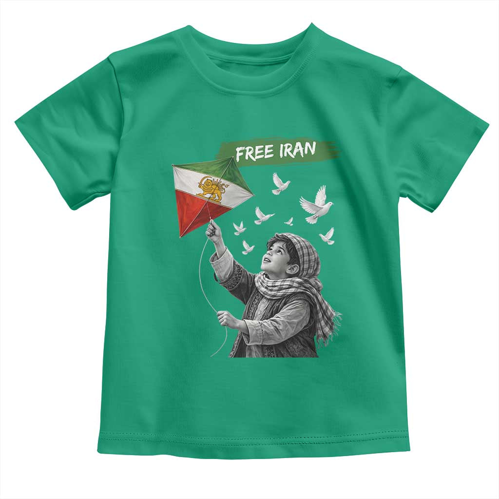 Free Iran Toddler T Shirt Lion And Sun Flag Persian Freedom Movement