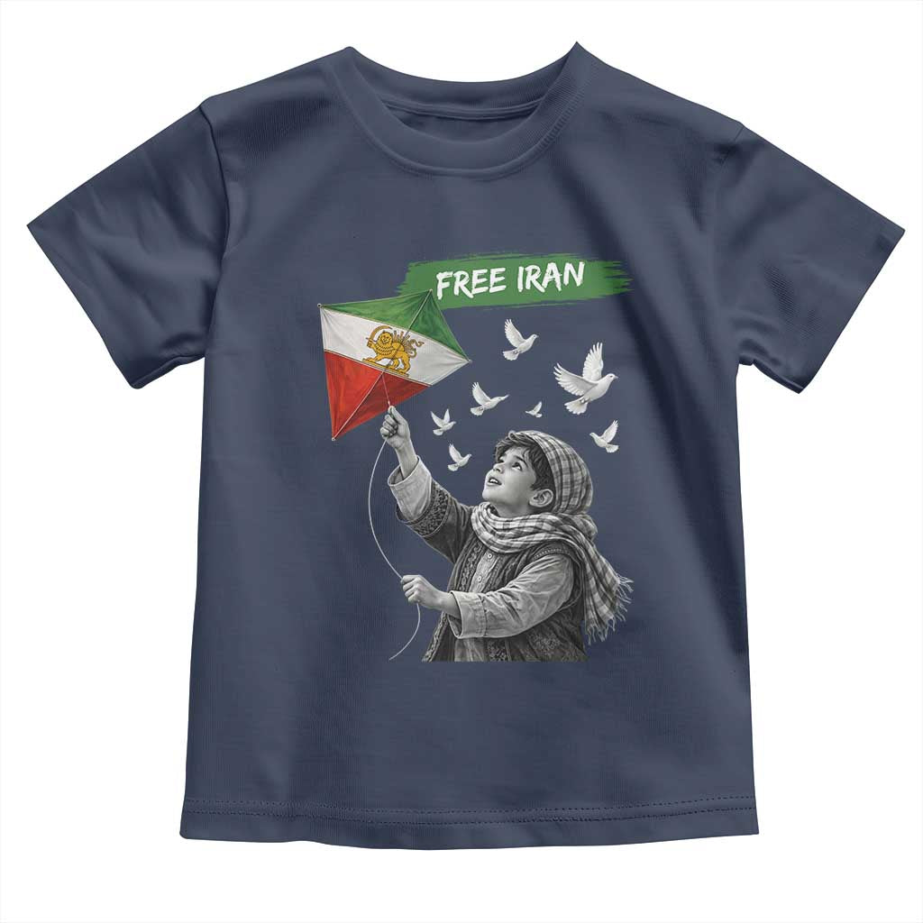 Free Iran Toddler T Shirt Lion And Sun Flag Persian Freedom Movement
