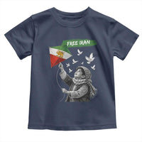 Free Iran Toddler T Shirt Lion And Sun Flag Persian Freedom Movement
