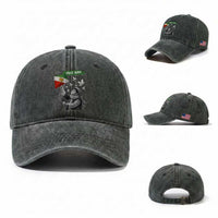 Free Iran Washed Cotton Baseball Cap Lion And Sun Flag Persian Freedom Movement