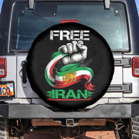 Free Iran Spare Tire Cover Iran Lion Sun Flag Fist