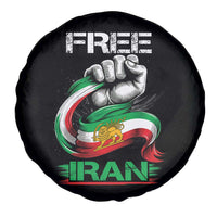 Free Iran Spare Tire Cover Iran Lion Sun Flag Fist