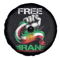 Free Iran Spare Tire Cover Iran Lion Sun Flag Fist