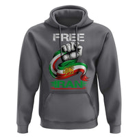 Free Iran Hoodie Iran Lion Sun Flag Fist