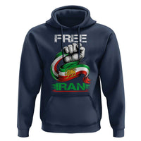 Free Iran Hoodie Iran Lion Sun Flag Fist