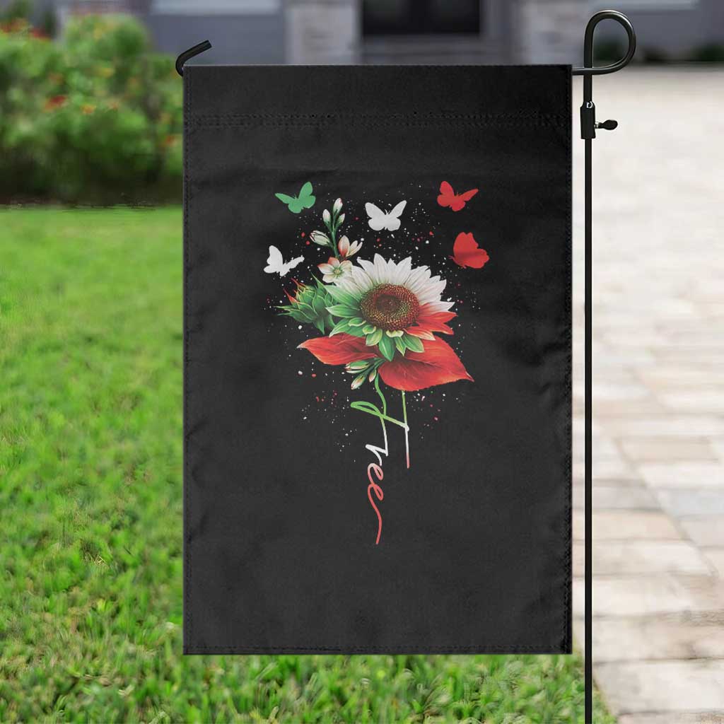 Free Iran Protest Garden Flag Sunflower Flag