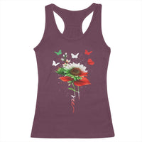 Free Iran Protest Racerback Tank Top Sunflower Flag