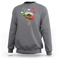 Free Iran Protest Sweatshirt Sunflower Flag