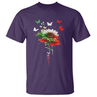 Free Iran Protest T Shirt Sunflower Flag