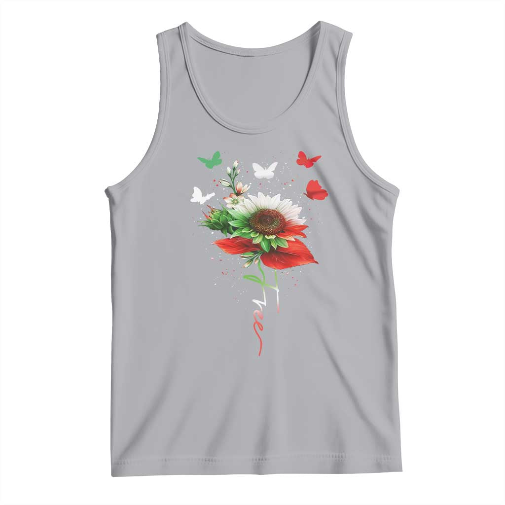 Free Iran Protest Tank Top Sunflower Flag