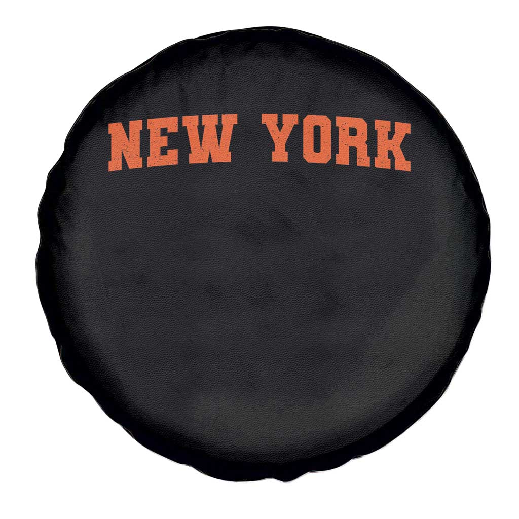 New York Spare Tire Cover Vintage Varsity Sports Throwback Design