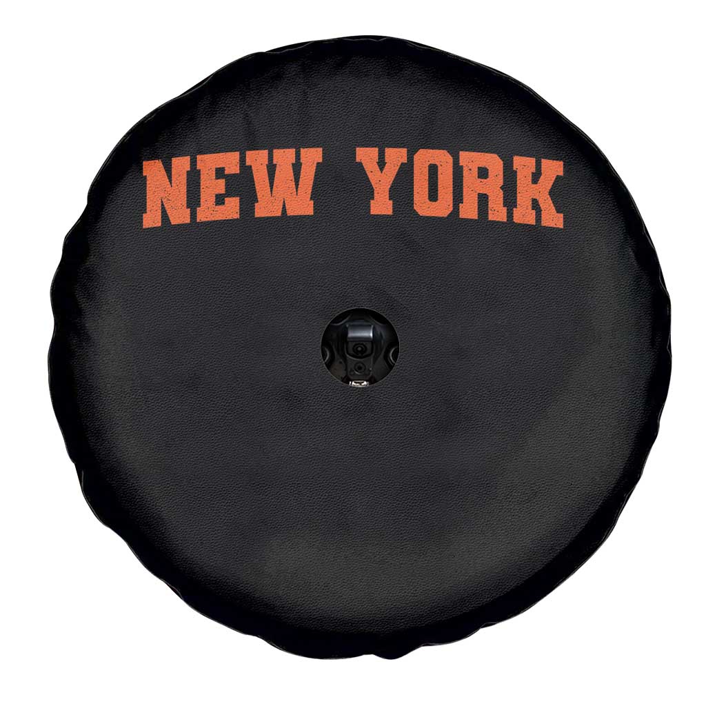 New York Spare Tire Cover Vintage Varsity Sports Throwback Design