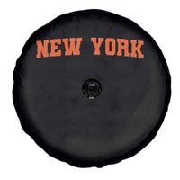 New York Spare Tire Cover Vintage Varsity Sports Throwback Design