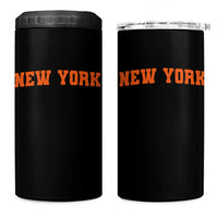 New York 4 in 1 Can Cooler Tumbler Vintage Varsity Sports Throwback Design