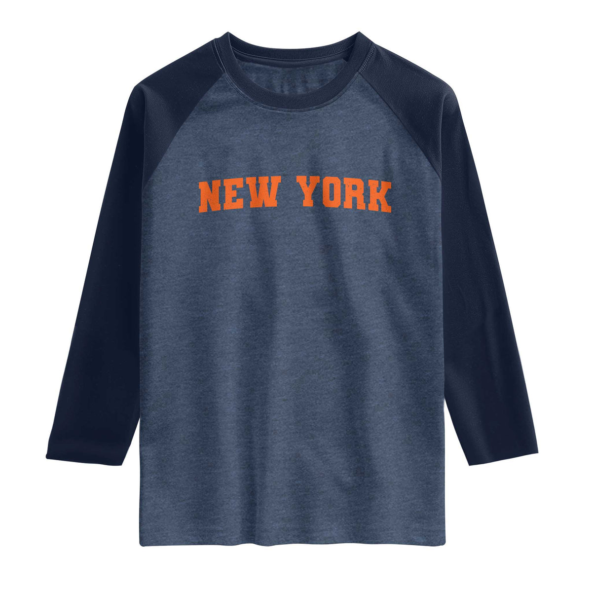New York Raglan Shirt Vintage Varsity Sports Throwback Design