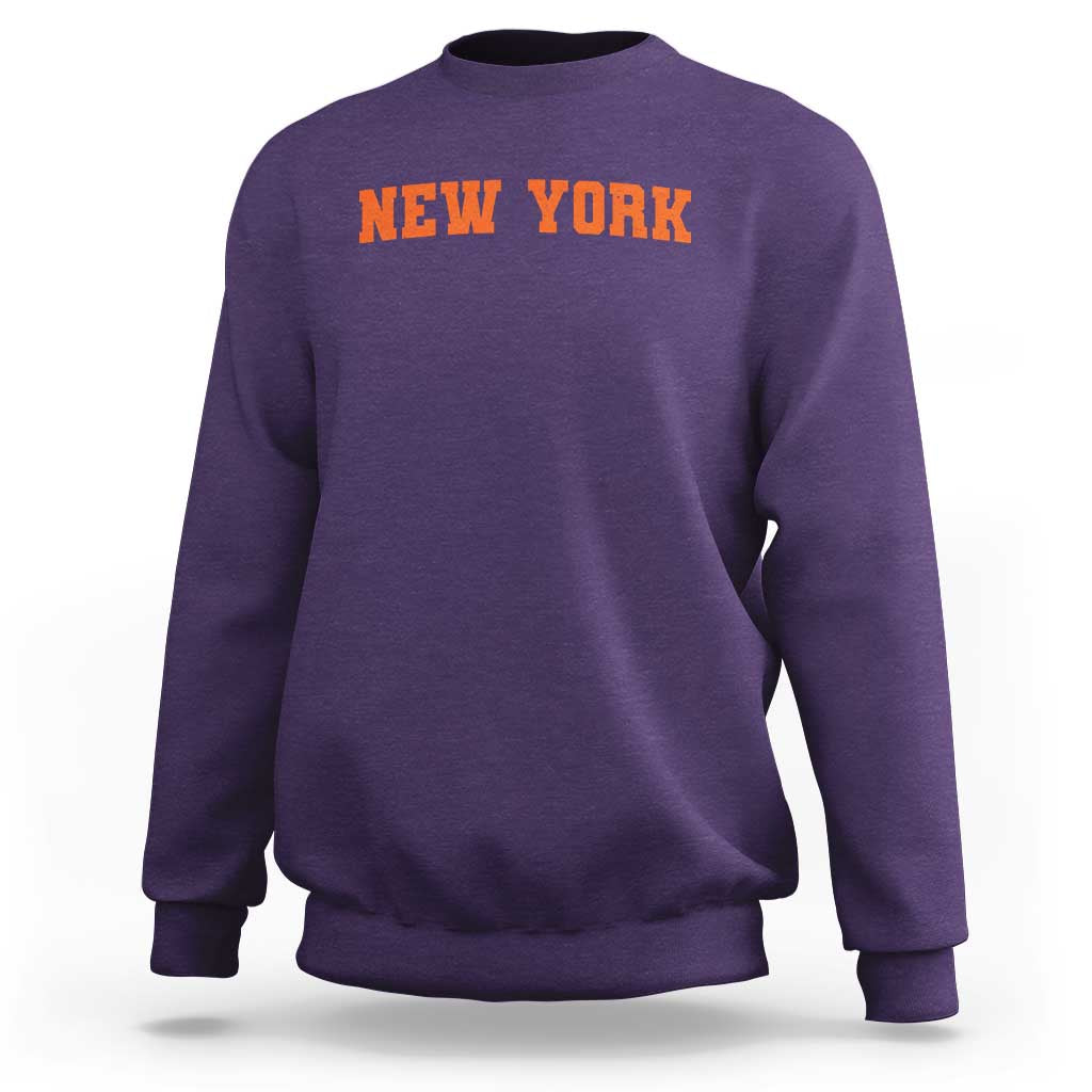 New York Sweatshirt Vintage Varsity Sports Throwback Design
