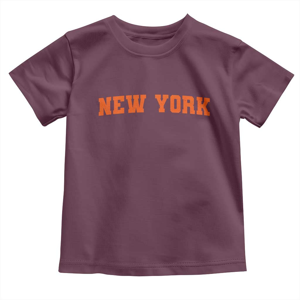 New York Toddler T Shirt Vintage Varsity Sports Throwback Design