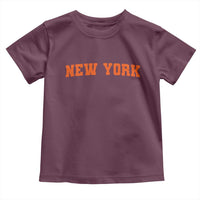 New York Toddler T Shirt Vintage Varsity Sports Throwback Design