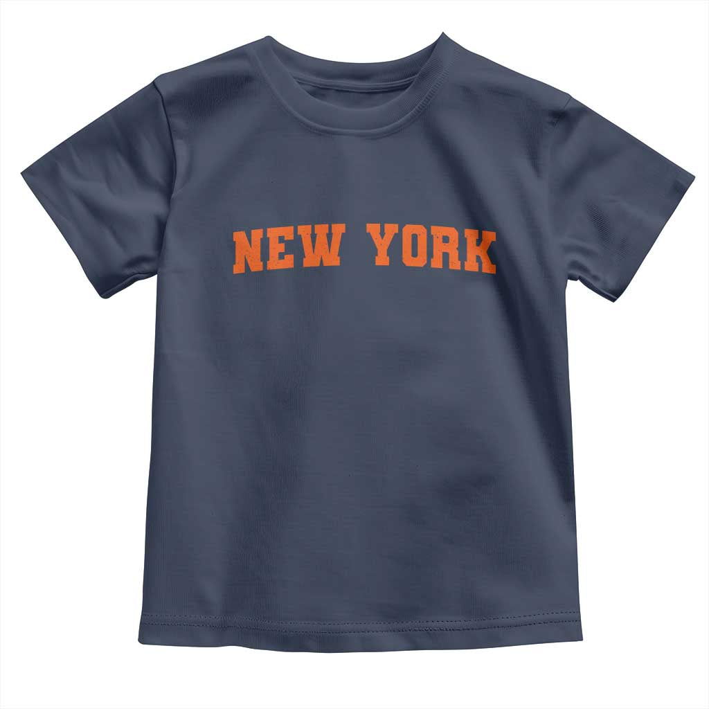 New York Toddler T Shirt Vintage Varsity Sports Throwback Design