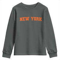 New York Youth Sweatshirt Vintage Varsity Sports Throwback Design