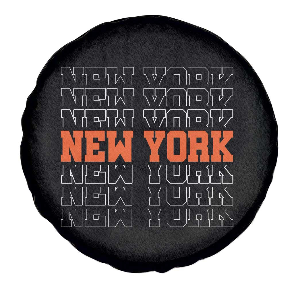 Vintage New York Spare Tire Cover Name Retro Design