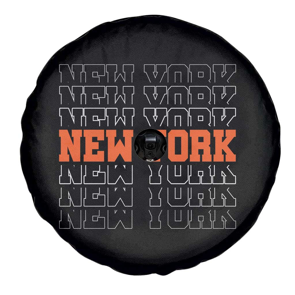 Vintage New York Spare Tire Cover Name Retro Design