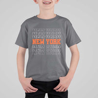 Vintage New York T Shirt For Kid Name Retro Design