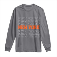 Vintage New York Long Sleeve Shirt Name Retro Design